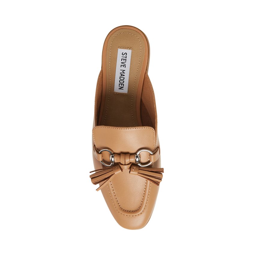 Mulas Steve Madden Cayler Cuero Mujer Marrones | ES VCS6E8